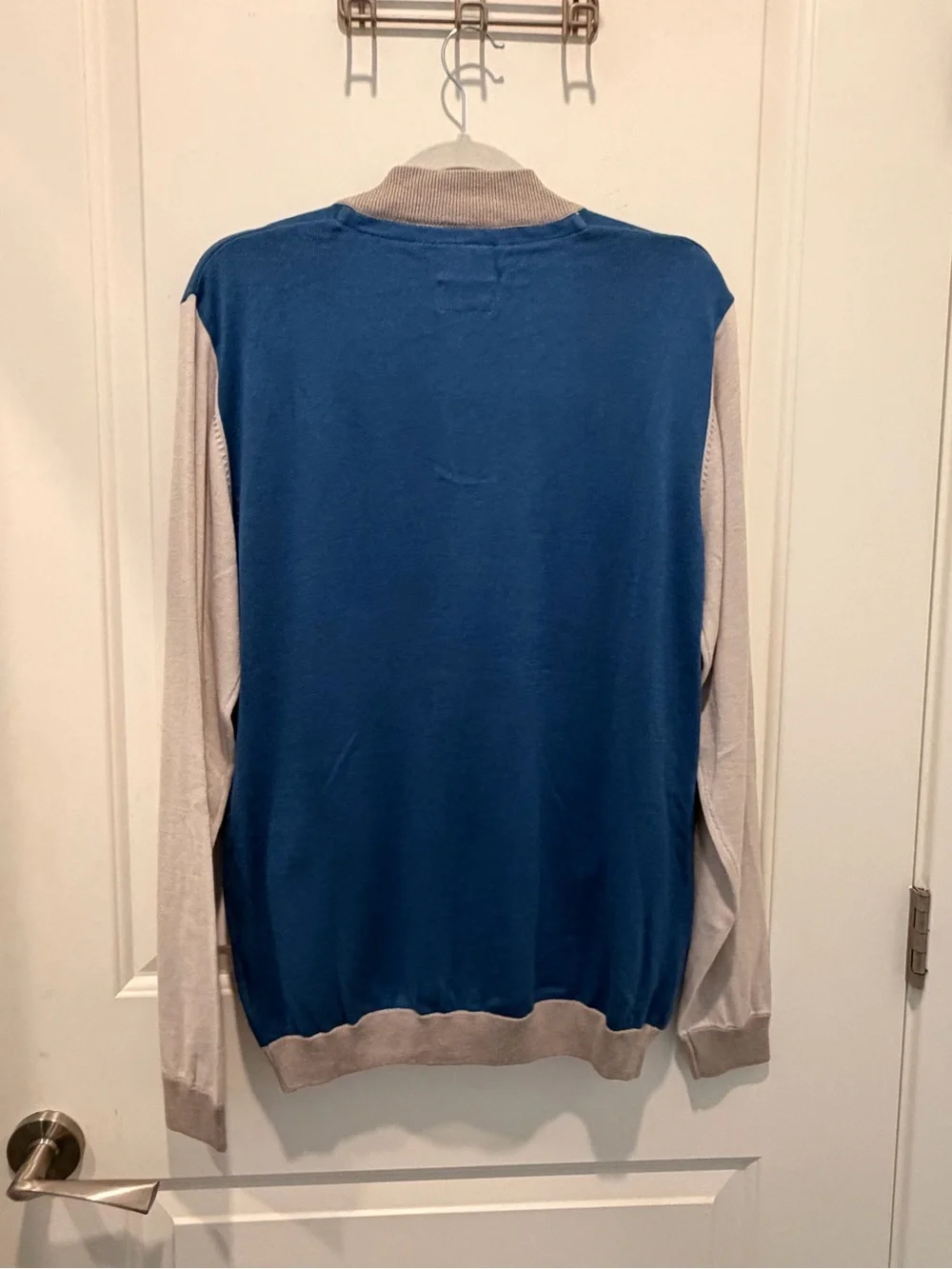 Levi's Modern Collection Colorblock Knit Button-Down Cardigan Size M